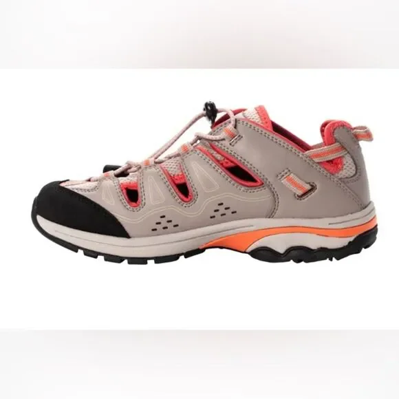 Women’s New Propet Piper beige / coral athleisure breathable tennis shoes size 7 - Picture 2 of 9